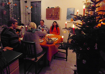 Christmas dinner at the Language Guesthouse Christmas dinner at the Language Guesthouse